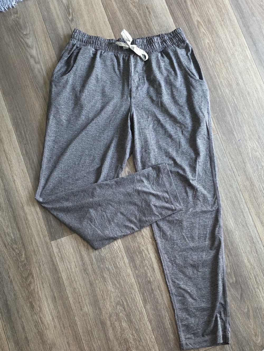 Kirkland Signature Heather Gray Drawstring Joggers